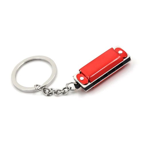 Porte-Clés Accordéon Pour Enfants,Mini Document 16/09/2018 Ica,Pendentif Clé,Anneaux Musicaux - Type Red