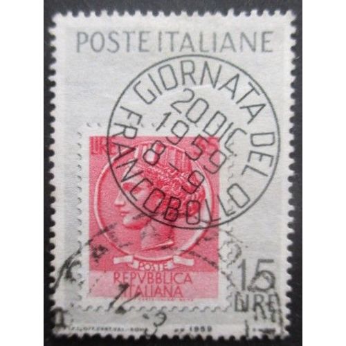 Italie N°806 Journée Du Timbre Oblitéré