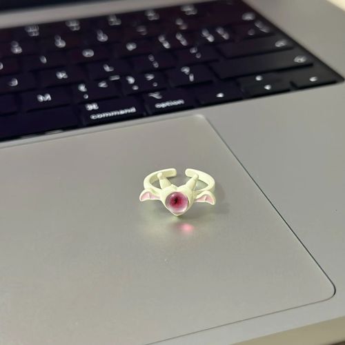 Wlp-Bagues Mignonnes Aux Yeux De Monstre D' Punk Pour Femmes Et Enfants,Bijoux À Ouverture Réglable,Cadeau D'amis D'animaux Drôles,2023