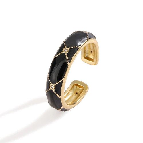 Hecheng-Bagues En Émail Aux Couleurs Charmantes Pour Femmes,Matiques D'huile Dégoulinante,Bijoux Ins Day