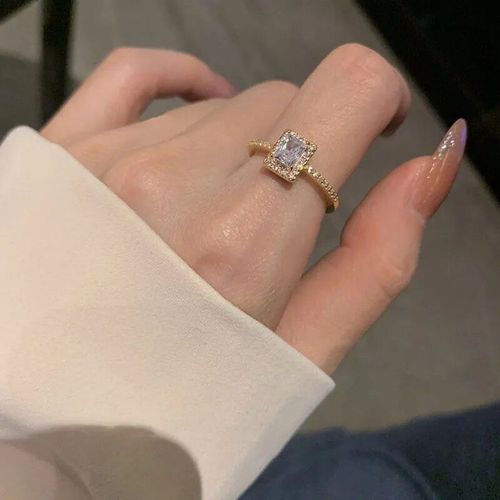 Bague Ajustable Irrégulière En Argent Pour Femme,Branches Creuses Géométriques,Anneau Ouvert,Bijoux De Fête,Rétro,Élégant,Punk