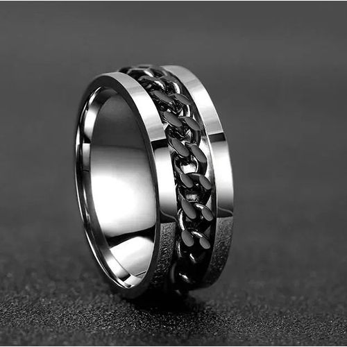 Bague Rotative En Acier Inoxydable Pour Hommes Et Femmes,Jopunk Spinner,Bijoux Cool,Cadeau De Fête,Haute Qualité