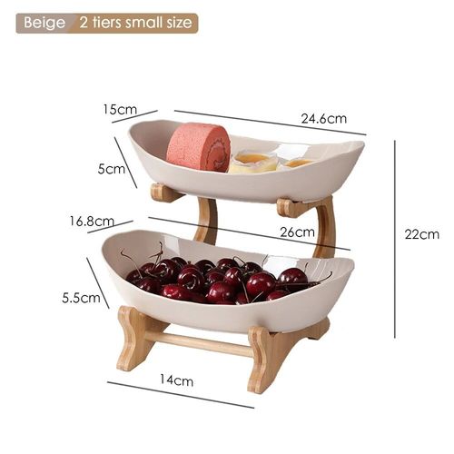 Vaisselle De Cuisine Filles À Fruits Avec Scar,Assiettes De Table,Snack De Service De Luxe,Plateaux À Dessert,Plats Britanniques En Bois