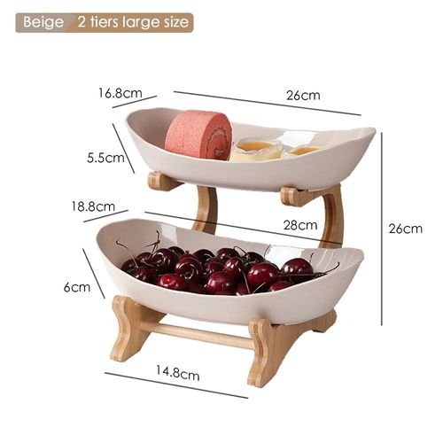 Vaisselle De Cuisine Filles À Fruits Avec Scar,Assiettes De Table,Snack De Service De Luxe,Plateaux À Dessert,Plats Britanniques En Bois