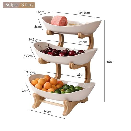 Vaisselle De Cuisine Filles À Fruits Avec Scar,Assiettes De Table,Snack De Service De Luxe,Plateaux À Dessert,Plats Britanniques En Bois