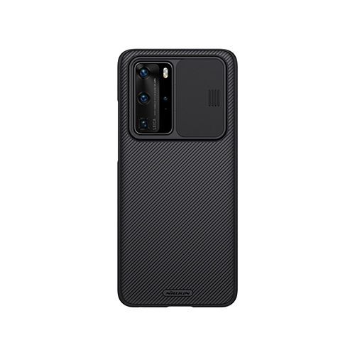 Coque Pour Huawei P40 Pro, Camshield Pro Coque Avec Cache Camera , Noir