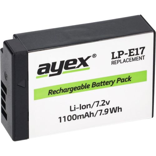 LP-E17 Batterie Li-ion pour appareil photo Canon EOS RP 800D 760D 750D 200D 77D M6 Puissante, fiable et durable