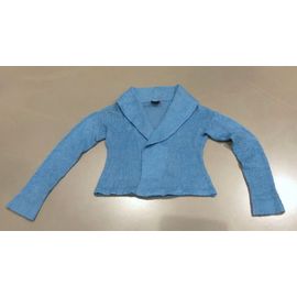 Veste Maille Kenzo Bleu Canard T.38-40