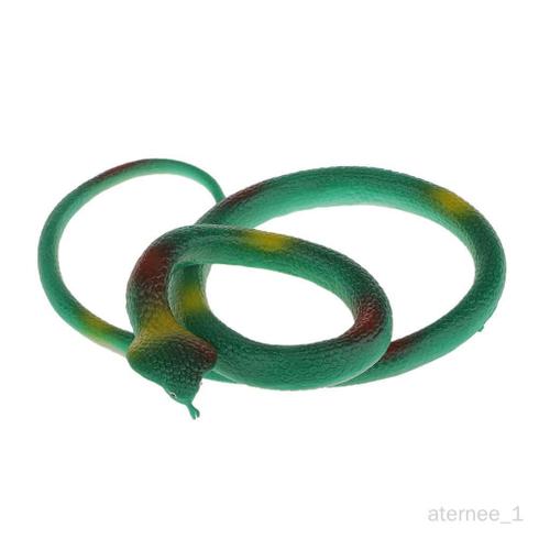 Simulation Caoutchouc Serpent Enfants Jeu De Jouet Animal Brun