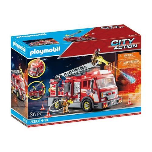 Playmobil 71233 - Camion De Pompiers Avec Grande Échelle