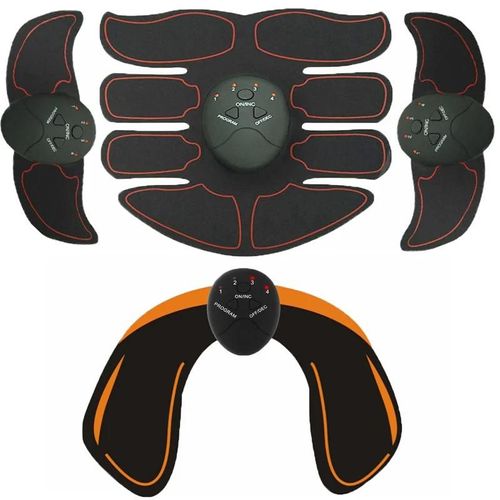 8pack 3in1and Hip - Stimulateur Musculaire Sans Fil Ems, Ceinture Abdominale Pour Tonifier Les Muscles Du Corps, Entraîneur De Fitness Pour L'abdomen, Les Bras Et Les Jambes, Unisexe, Nouveau