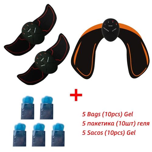 Nouveau Bras Butt 5gel - Stimulateur Musculaire Électrique Ems, Appareil De Massage Du Dos Et Du Corps, Ceinture Amincissante