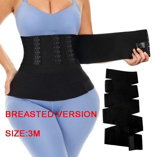 Breasted Version 3m - Taille Corset Minceur Corps Shaper Ceinture Réduire L'abdomen Shapers Femmes Femme Gaine Femme Plat Ventre Ceinture Formateur Ventre
