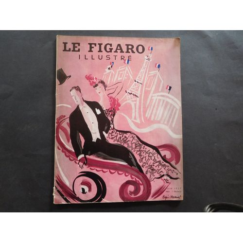 Le Figaro Illustré Juin 1937. Couverture De Manset