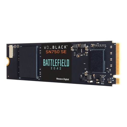 WD_BLACK SN750 SE WDBB9J5000ANC - Battlefield 2042 Bundle - SSD - 500 Go - interne - M.2 2280 - PCIe 4.0 (NVMe)