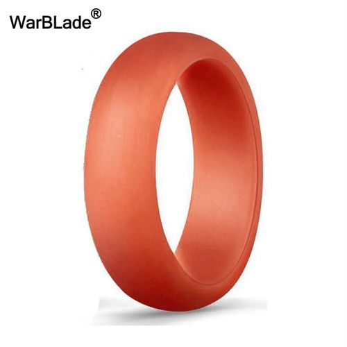 Warblade-Bagues En Silicone De Qualité Alimentaire Pour Femme,Bandes De Caoutchouc De Mariage,Hypoallergénique,Flexible,Fda,5.7mm