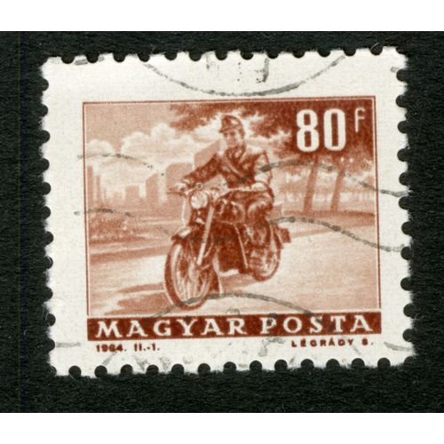 Timbre Oblitéré Magyar Posta, 80 F