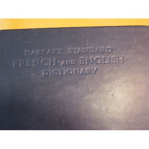 Harrap´S Standard English And French Dictionary. Part Two English-French. Edited By J.E. Mansion M.A. Supplement Third Edition (1962)