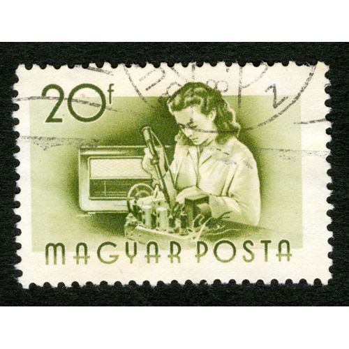 Timbre Oblitéré Magyar Posta, 20 F