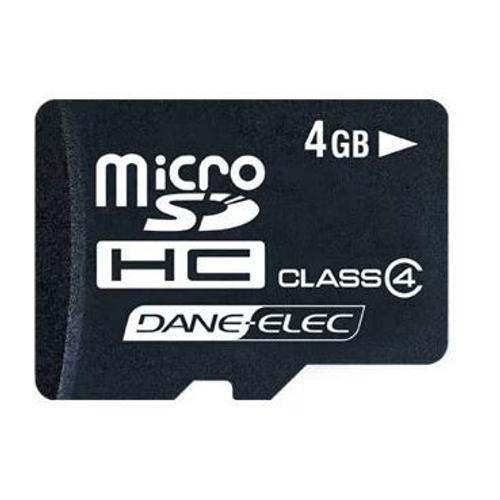 Dane-Elec Micro SD HC 4 Go Class 4