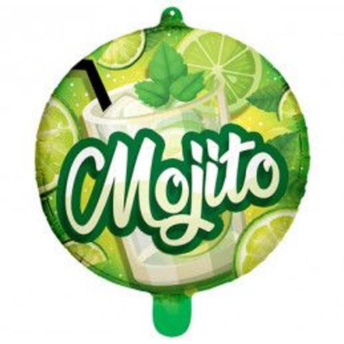 Ballon Foil Mojito 45 Cm À Gonfler Avec De L ‘ Hélium. Pour Soirée, Boîte De Nuit, Bar