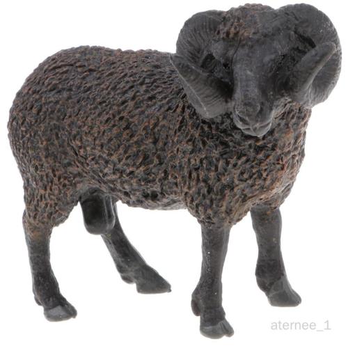 Jouets D'animaux Miniatures Mouton Figurine Animal Ornements Accessoire Décor