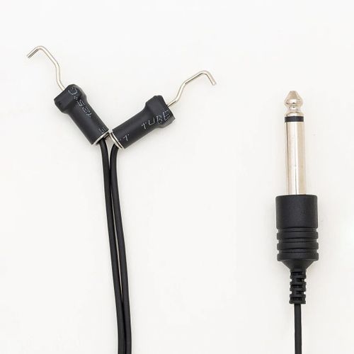 Cordon D'alimentation Rca Pour Machine À Tatouer,En Silicone Souple Et Léger,Avec Jack Mono De 1/4 Pouces - Type Jack Black
