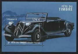 Fête Du Timbre : Voitures Anciennes : Citroën Traction Feuillet 5303 Année 2019 N° 5303 Yvert Et Tellier Luxe