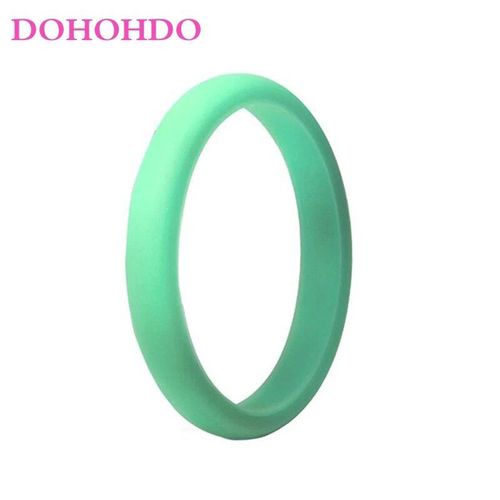 2.7mm De Qualité Alimentaire Fda Silicone Anneau 4-10 Taille Hypoallergénique Crossfit Flexible En Caoutchouc Bague Pour Les Femmes Anneaux De Mariage