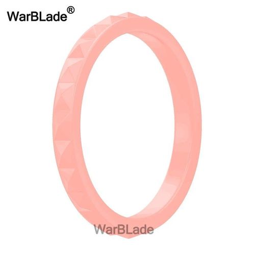 Warblade-Bagues En Silicone Empilables Minces Pour Femmes,Bague En Silicone Flexible Hypoallergénique,Bandes De Caoutchouc De Mariage,Mode,3mm