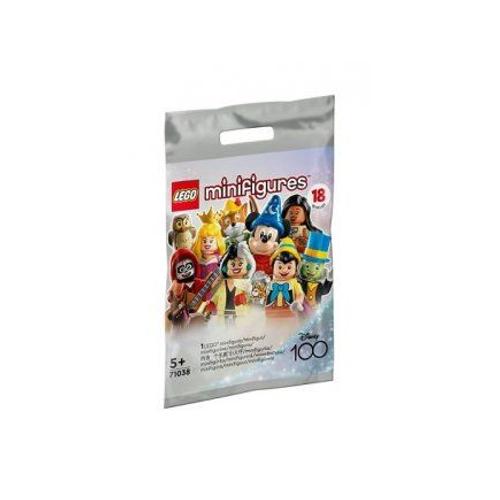Lego 71038 - 1 Sachet Mystere Minigures Edition Limitee Disney 100 - Personnages Collection - Set Figurine Surprise Et Carte