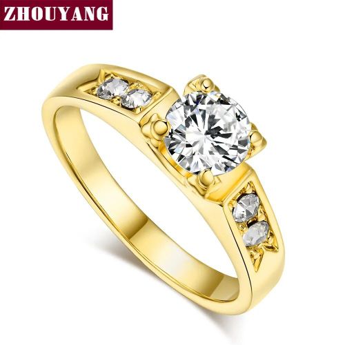 Bague De Mariage Classique Pour Femmes,Ensemble De Broches De 6mm,En Zircone Cubique,Bijoux De Fiançailles,À La Mode,Cadeau D'anniversaire,R051 R052