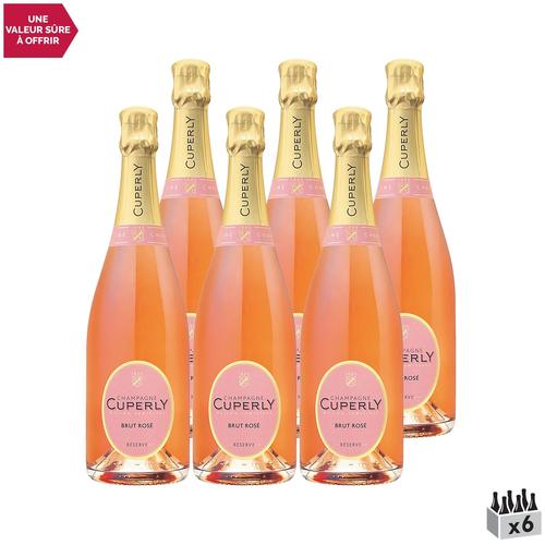 Maison Cuperly Champagne Réserve Brut Rosé X6