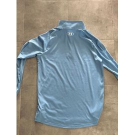 Haut Running Under Demi Zip Bleu