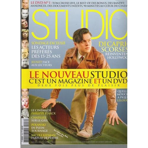 Studio Magazine N° 206 : Di Caprio/Scorsese Réinventent Hollywood
