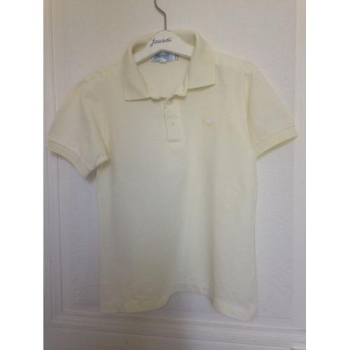 Polo Fille Ou Garçon " Jacadi " Jaune Pâle Taille 10 Ans