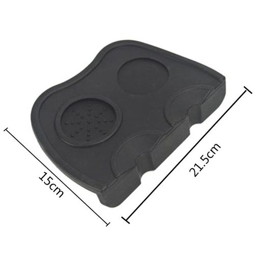 Poignée de machine à café à double oreille en acier inoxydable,filtre sans fond,porte-filtre pour Rocket Expobar E61,Cemilai,Rancilio,58mm - Type Plastic mat
