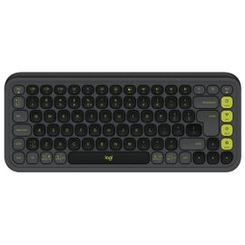 Logitech POP Icon Keys - Clavier - sans fil - Bluetooth LE - QWERTY - International US - graphite, vert