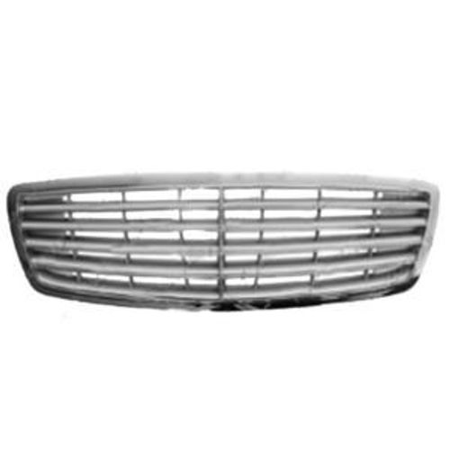 Grille De Radiateur Pour Mercedes Classe S, 2002-2005 (W220), Argent, Neuve