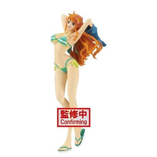 Banpresto - One Piece - Grandline Girls On Vacation - Nami Version A Statue [Collectables] Figure, Collectible