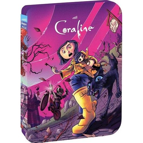 Coraline [Ultra Hd] Ltd Ed, Steelbook, 4k Mastering, 2 Pack