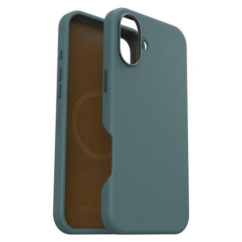 Otterbox Symmetry Series - Coque De Protection Pour Téléphone Portable - Compatibilité Avec Magsafe - Cuir De Catus, Polyuréthane - Sagebrush (Vert) - Pour Apple Iphone 16 Plus