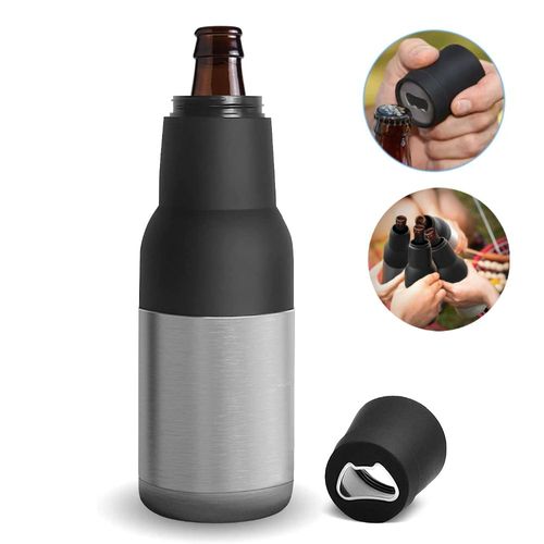 Refroidisseur De Canette Isolé À Double Paroi En Acier Inoxydable Pour Bouteille De Bière 12oz