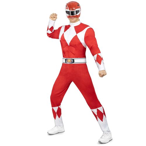 Déguisement Power Ranger Rouge Adulte - Taille: M