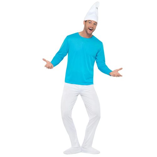 Déguisement De Schtroumpf Adulte - Taille: M / L