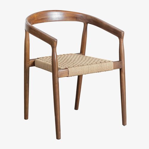 Pack De 2 Chaises De Salle À Manger En Bois De Teck Visby Design Bois De Teck