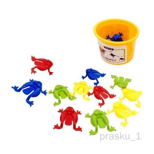 3x12pièces Assortiment Grenouille Sauteuse Avec Jeu De Seau Kids Party Favors