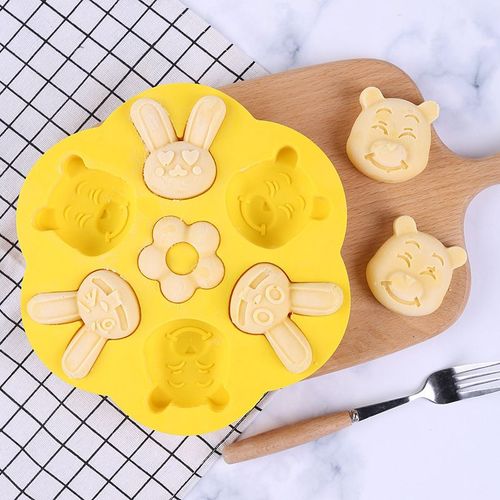 Moule Silicone Patisserie Orientale,Couvert Blanc Gelée Moule Bol Gâteau Auxiliaire Alimentaire Moule Lapin Moule Chat Griffe Moule Riz Gâteau Moule