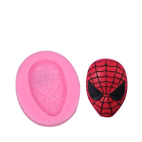 Moule Silicone Patisserie Orientale,Superhero Movie Spiderman Masque Savon Fait Main Silicone Moule Gâteau Chocolat Cuissondiymoule À Fondant