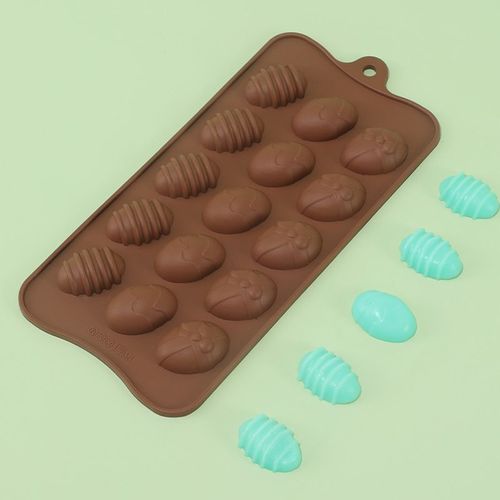 Moule Silicone Patisserie Orientale,Moule À Gâteau En Silicone Oeuf De Pâques Moule À Chocolat 15 Même Plateau À Glace Moule À Savon Fait Main Bricolage
